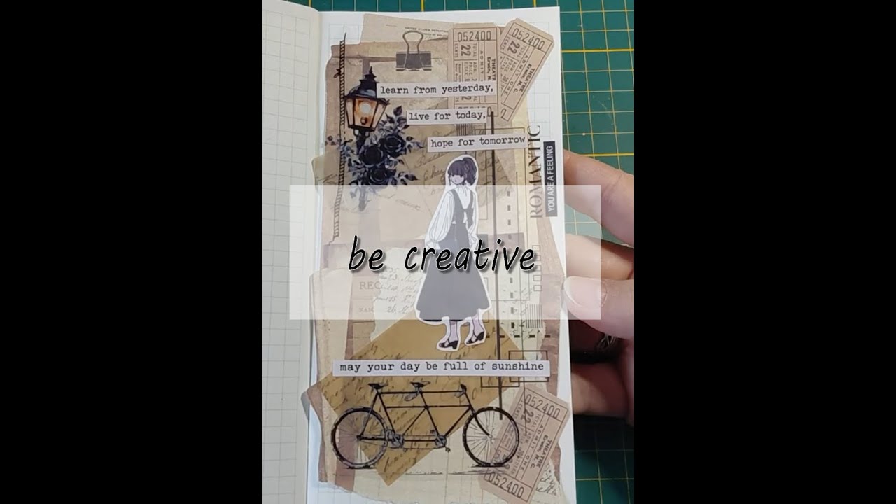 Be creative and Journal with me #DiY #Stickers #relaxingjournal #ASMR #Asmrsounds