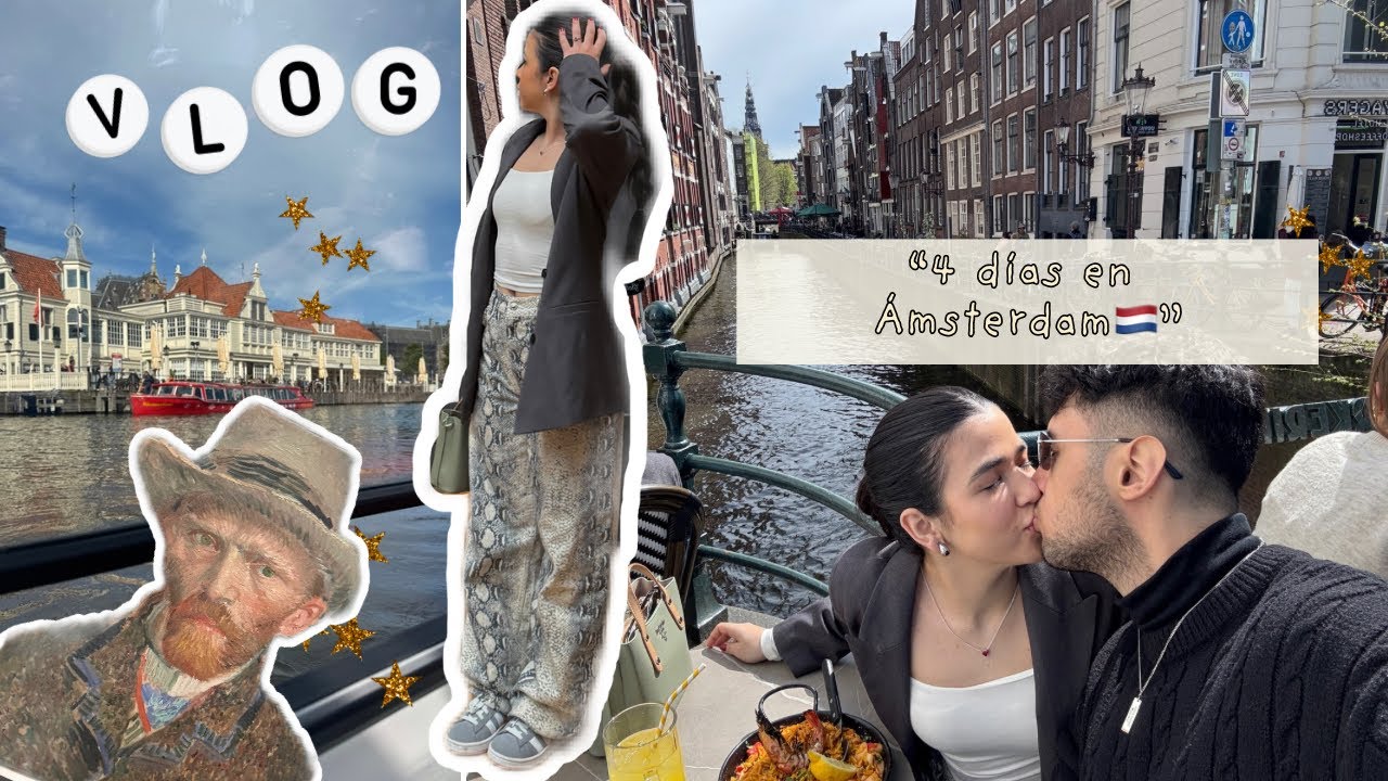 De Cuba a Ámsterdam 🇨🇺🇳🇱 | 4 días viajando por Europa ✨🌷 #VlogDeViaje #cubana #vlog