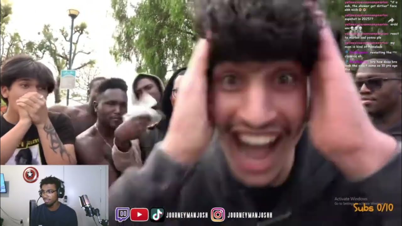 JOURNEYMANJOSH REACTS TO SUPAHOTFIRE VS MONKWEH RAP BATTLE