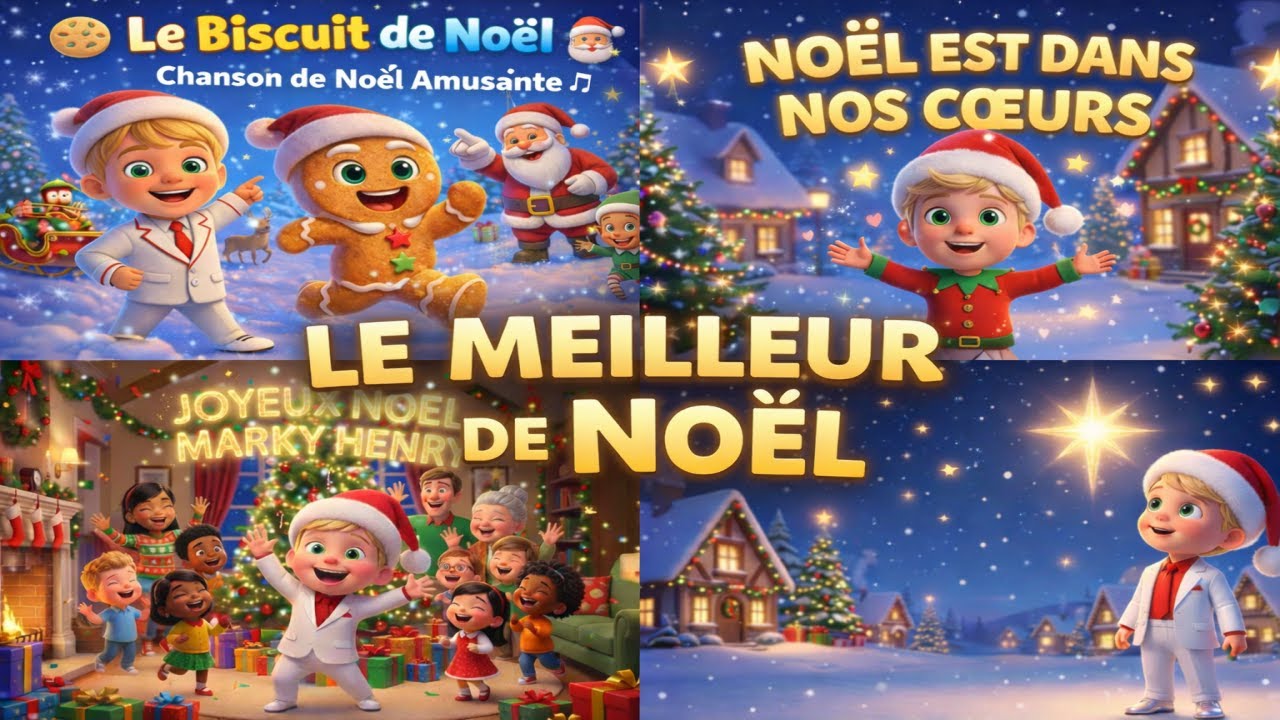 ✨ Les Meilleures de Noël 🎶 Chansons Amusantes Pour les Enfants