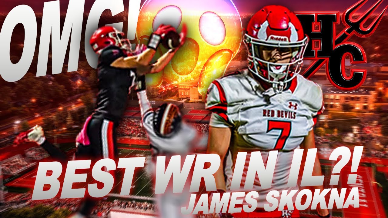 TOP 5 WR IN IL. JAMES SKOKNA 2025 HINSDALE CENTRAL HIGHLIGHTS