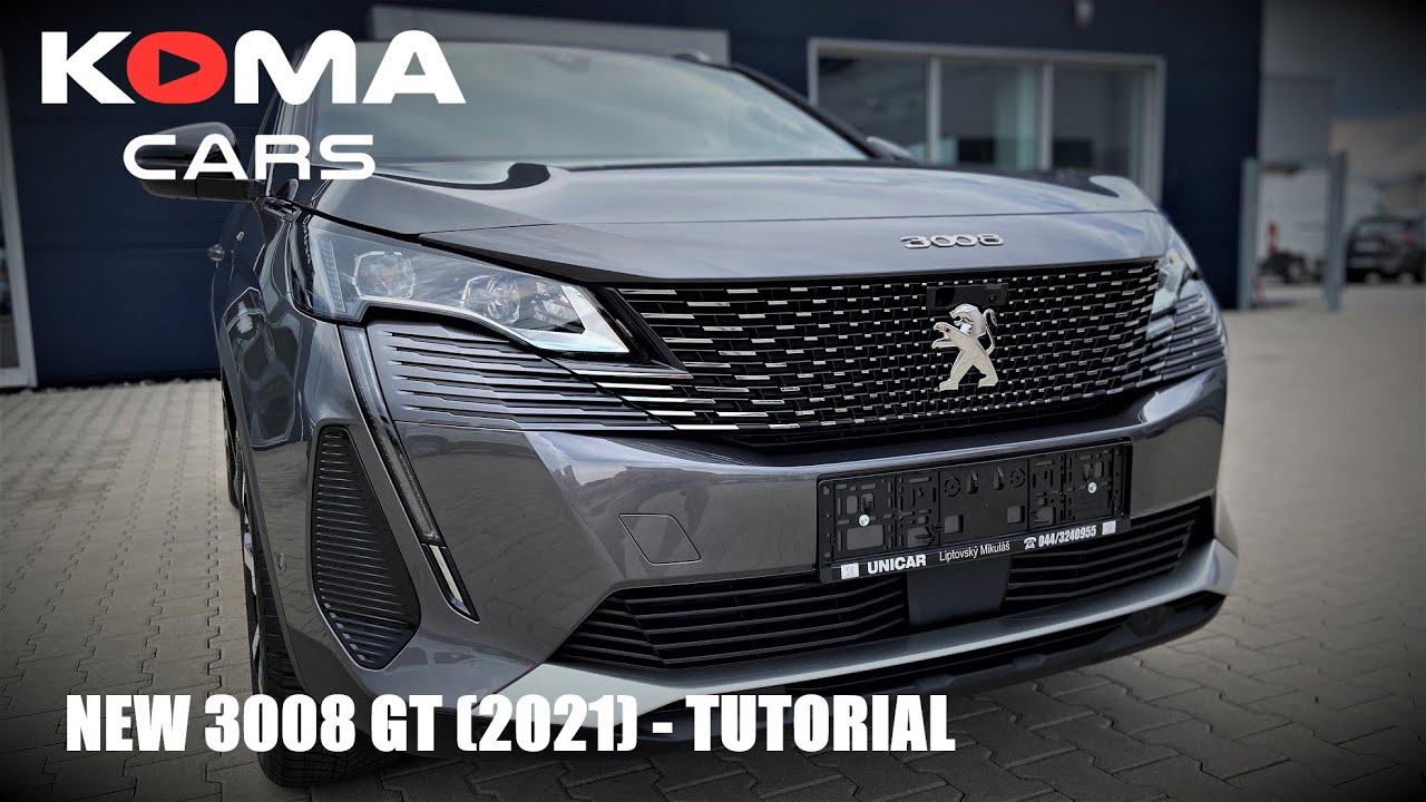 Подробное видео руководство нового Peugeot 3008 GT (2021-2022) интерьер экстерьер  чемодан  размеры