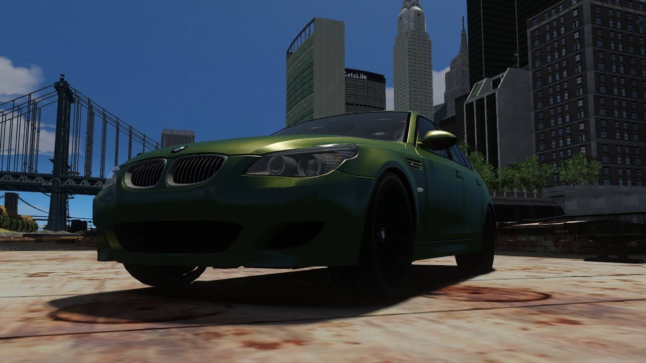 GTA 4 IV BMW M5 E60 CRASH TESTING HD