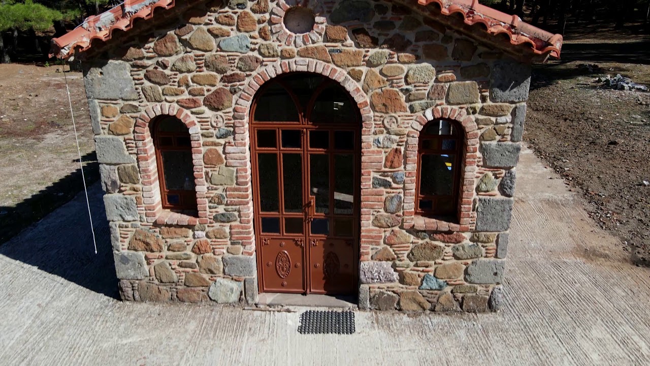 Church Of Ekklisia Panagia Amali (On Lesbos Island) | DJI Mavic Air 2 | 4&Kappa;