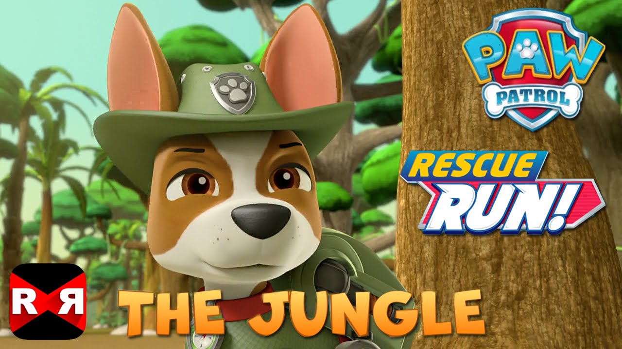 PAW Patrol Rescue Run - The Jungle New Update feat. Tracker & Skye