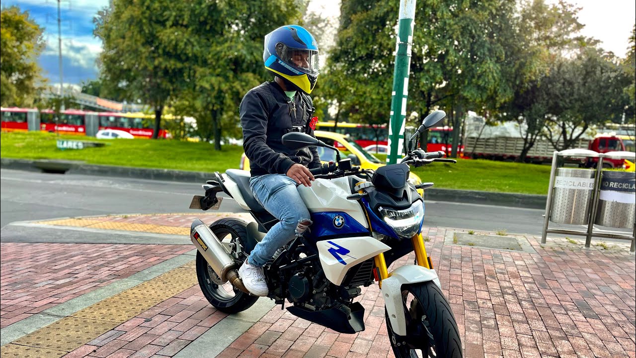 Esta moto acelera muy bueno! 👀🔥⚡️BMW G310R qué moto tan divertida 🫠 prueba de manejo mi gente! 🔥
