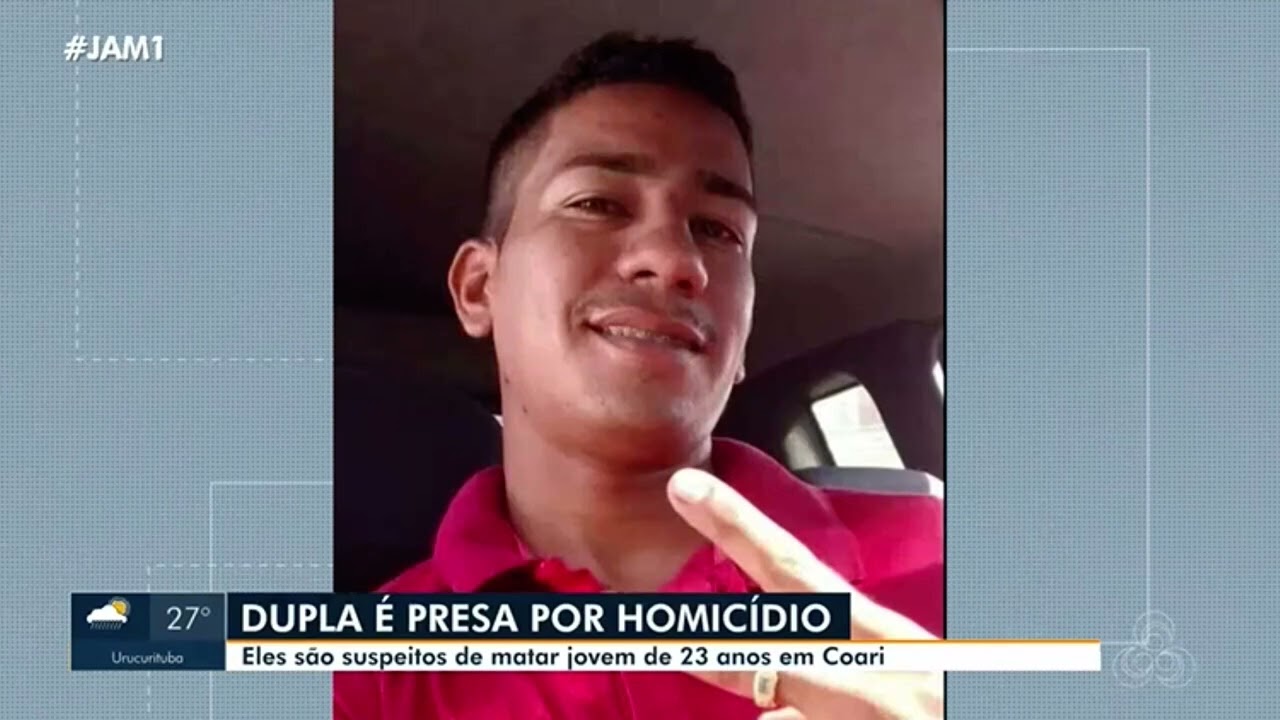 Dupla é presa por assassinato em Coari | JORNAL DO AMAZONAS 1ª EDIÇÃO - REDE AMAZÔNICA