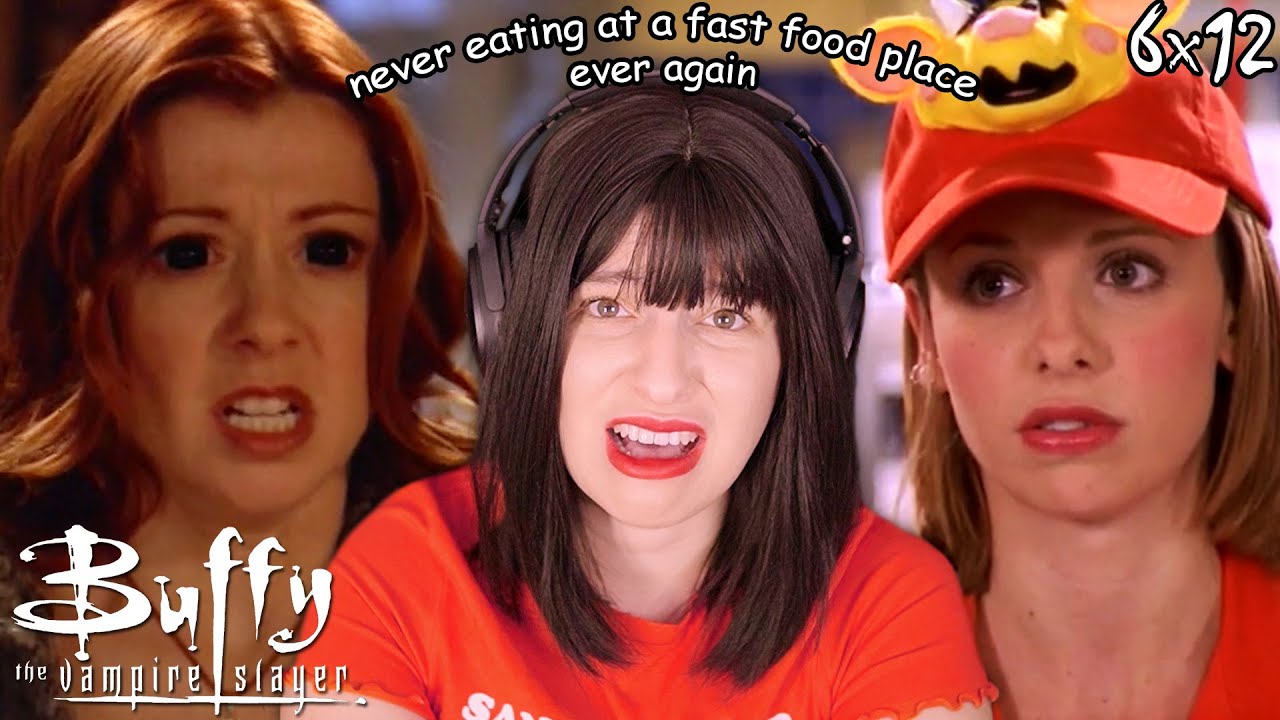 FORK OFF AMY!!! - Buffy the Vampire Slayer Reaction - 6x12 -  Doublemeat Palace
