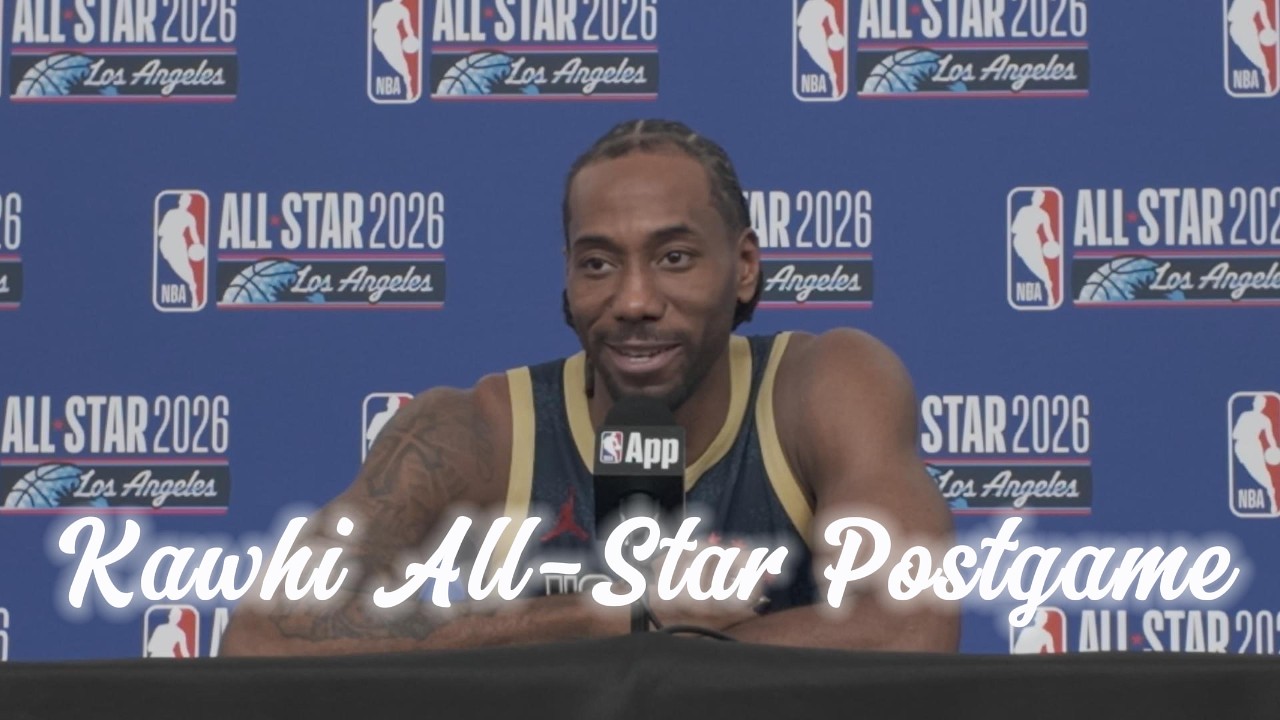 Kawhi Leonard Talks About Scoring 31 in One Quarter, All-Star Format & The Wall After All-Star Game
