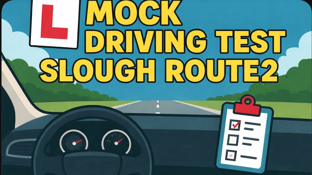 Mock Driving Test | Slough Test Routes | Real DVSA-Style Test at Slough Driving Test Centre