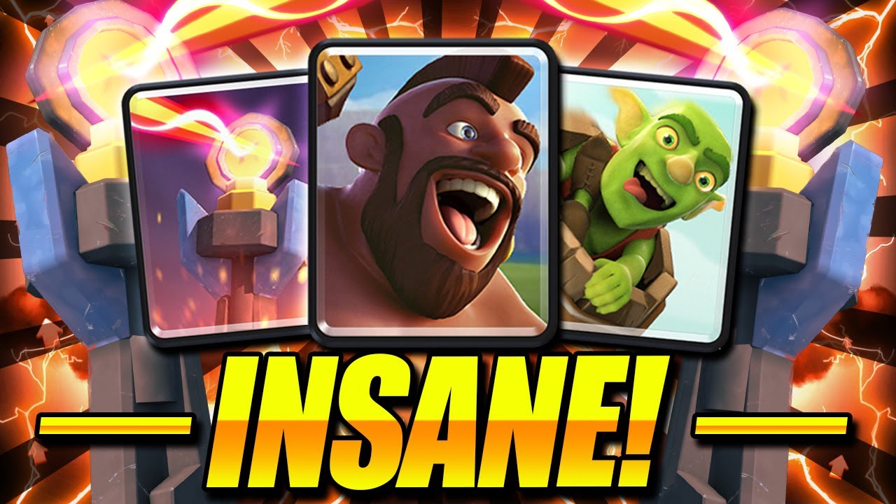 THIS INSANE NEW BAIT DECK BEATS EVERYTHING!! HOG RIDER OP!! Clash Royale Hog Rider Bait Deck