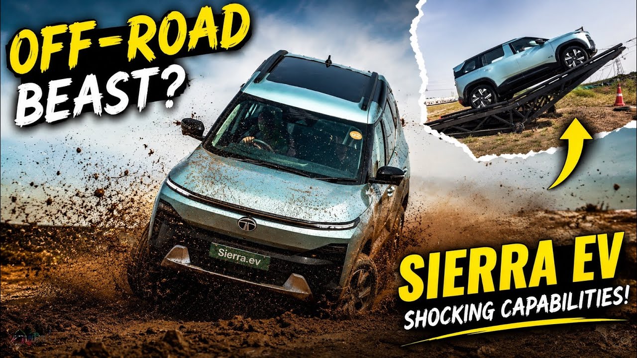 Tata Sierra EV OFF-ROAD Test 😱 | Nobody Expected THIS!