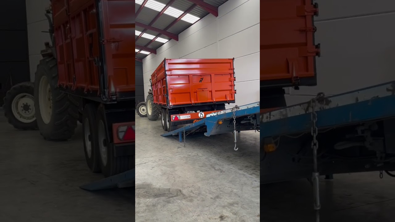 Cargando el Remoqlue de 10.000kg en eje t&aacute;ndem #rinoagro #agriculture #agro #remolques