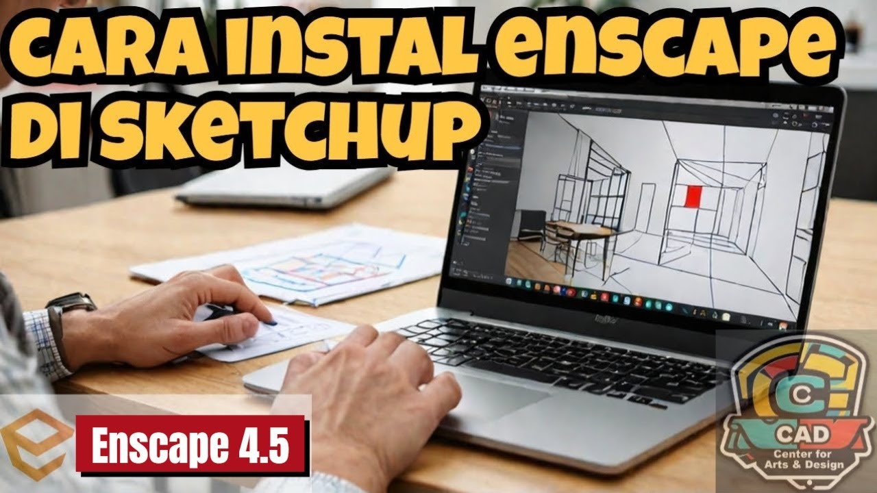Cara Mudah Instal Enscape 4.5 di SketchUp 2025