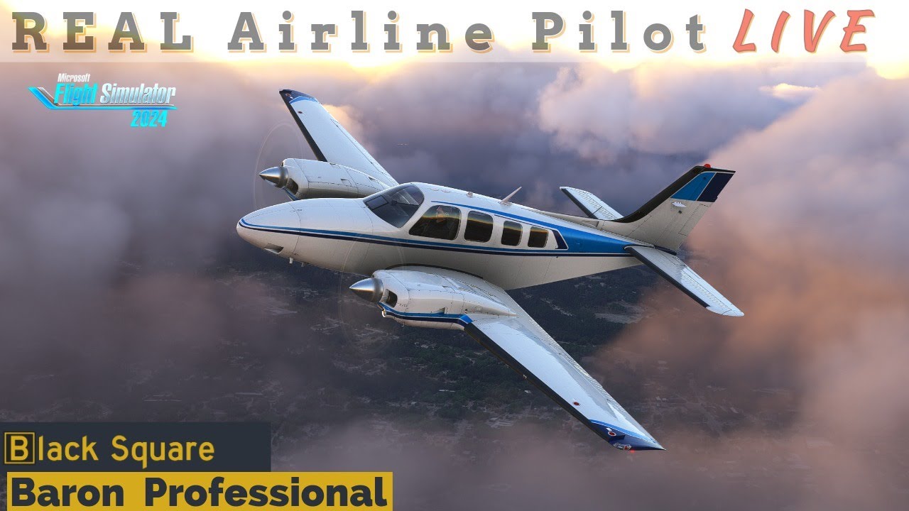 *Pre-Release* Blackquare Baron 58 Turbo Charged | Goodmorning FreightDawgs! | Real Pilot #justflight
