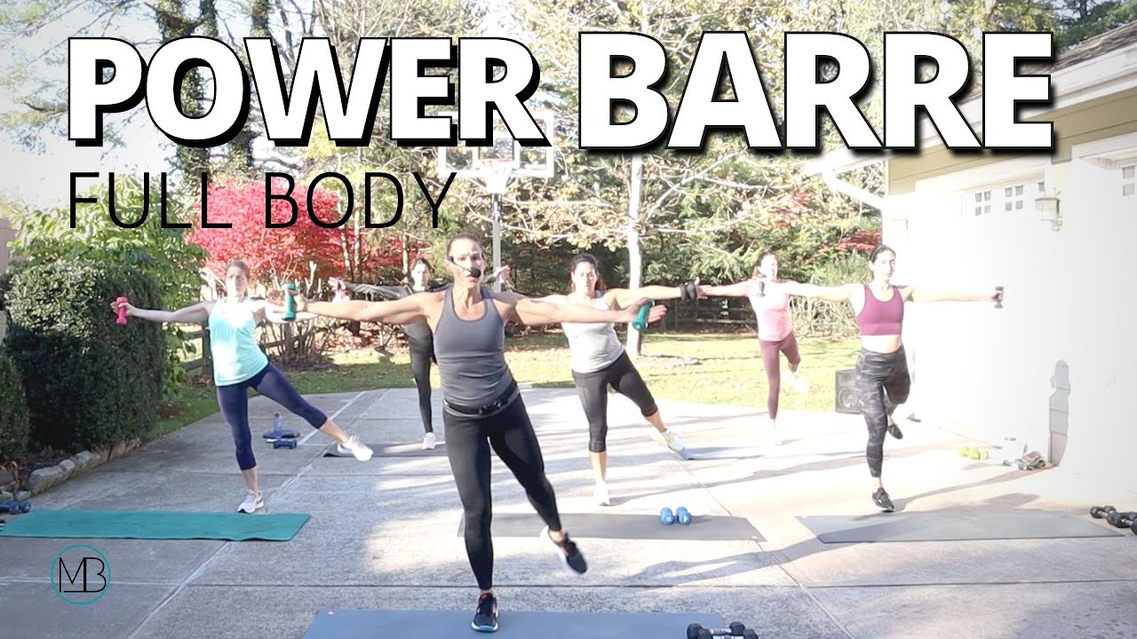 30 MIN Full Body Power BARRE Workout | Sculpt & Strengthen Light Weights