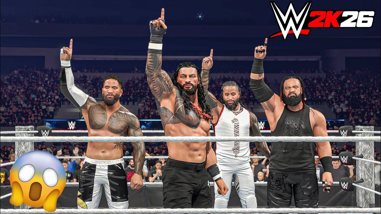 WWE 2K26 - Оригинальная команда Bloodline против новой команды Bloodline | Матч по правилам Blood...