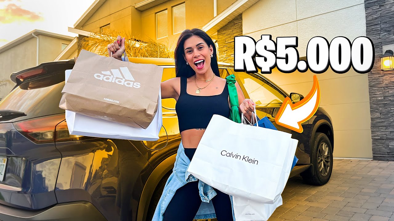 GASTEI 5.000 REAIS NO PRIMEIRO DIA DE OUTLET!!! 🤑