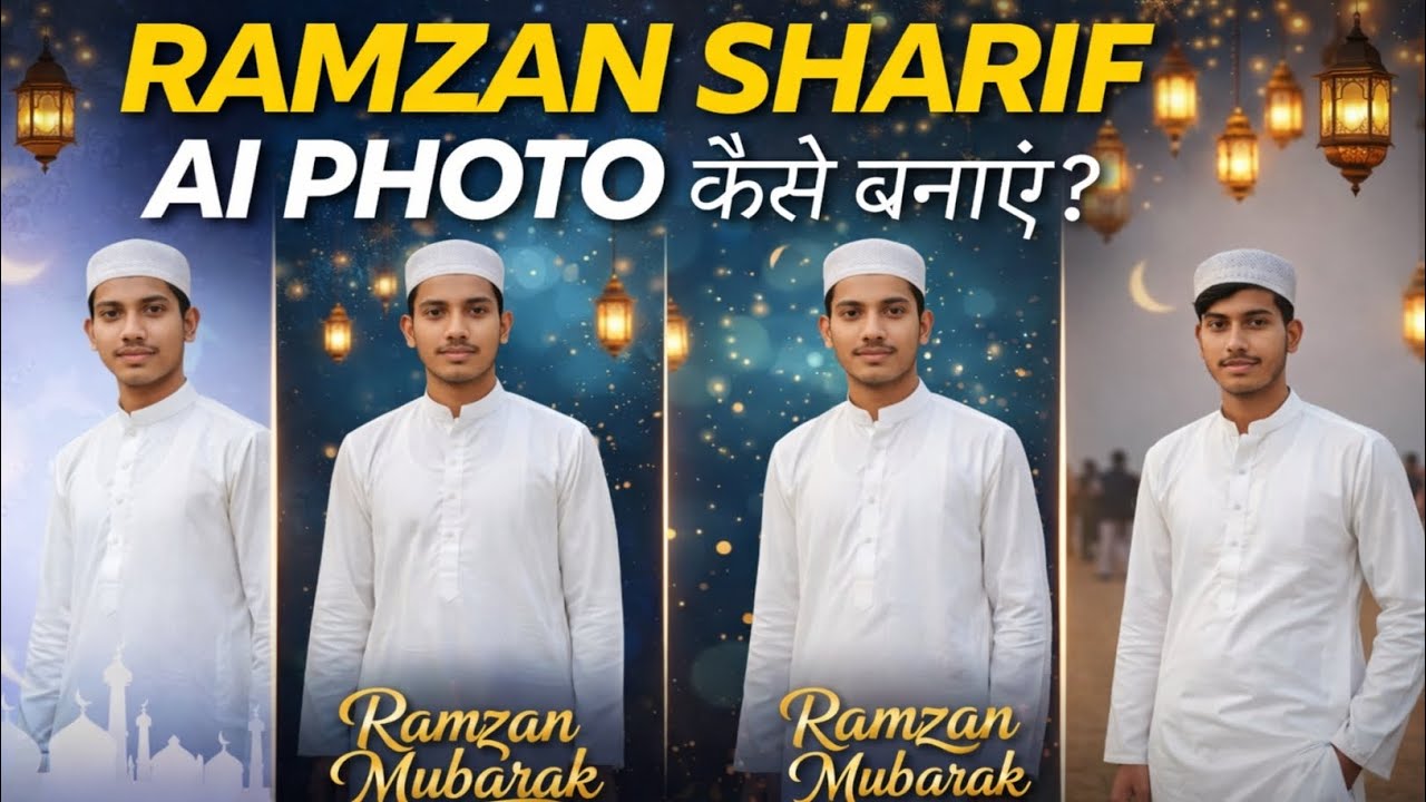Ramzan Sharif Ai Photo Editing | Ramzan Sharif Ai Photo Kaise Banaye | How To Create Ramzan Photo 
