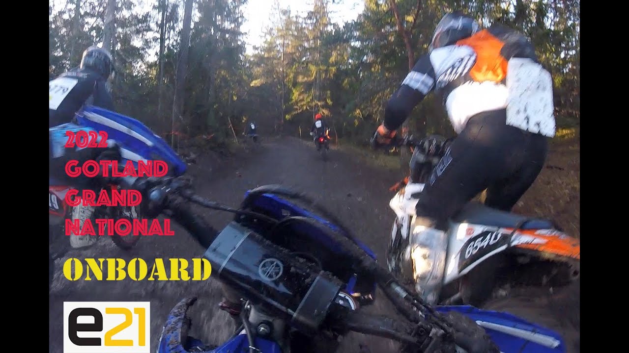 2022 Gotland Grand National Onboard &ndash; slip-sliding on a Johansson MPE Enduro Team WR250F