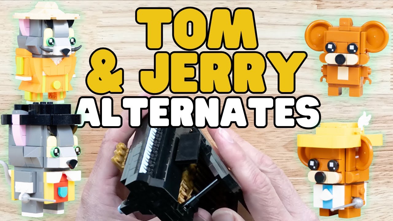 Building alternate versions of the Tom and Jerry Brickheadz!