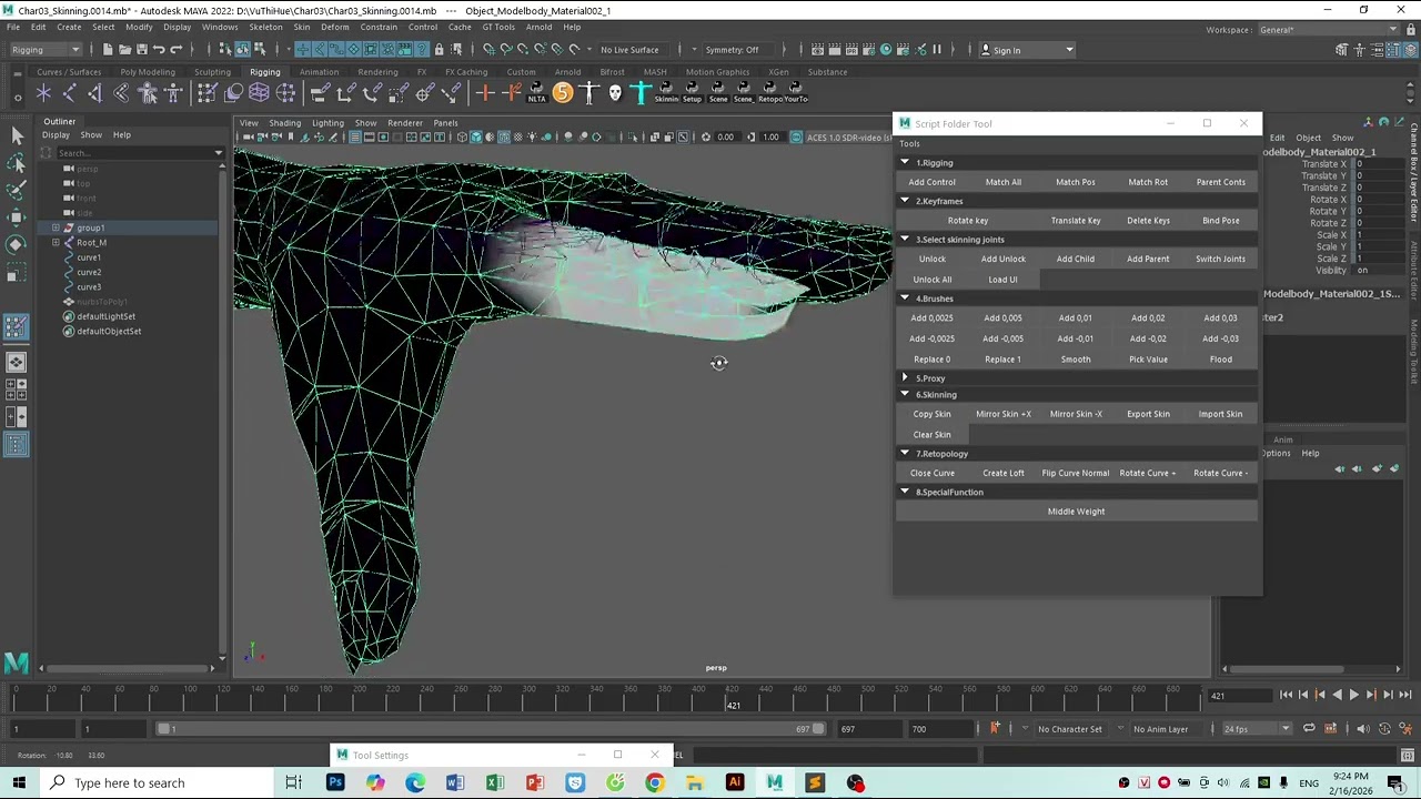 Basic Skinning: 11- Skin Index