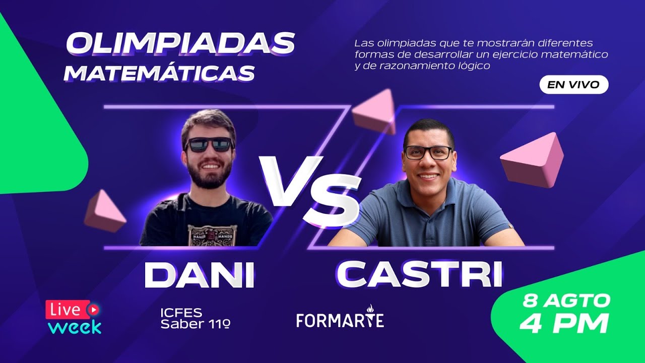 OLIMPIADAS DE MATEMÁTICAS Y RAZONAMIENTO LÓGICO