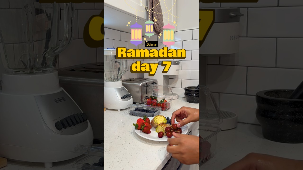 Everything I ate for suhoor #ramadanseries #suhoor #fasting #islam #religion #ramadan
