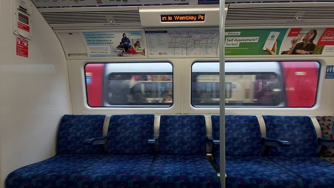 Ride on The Jubilee Line 1996TS. Queensbury to Neasden.