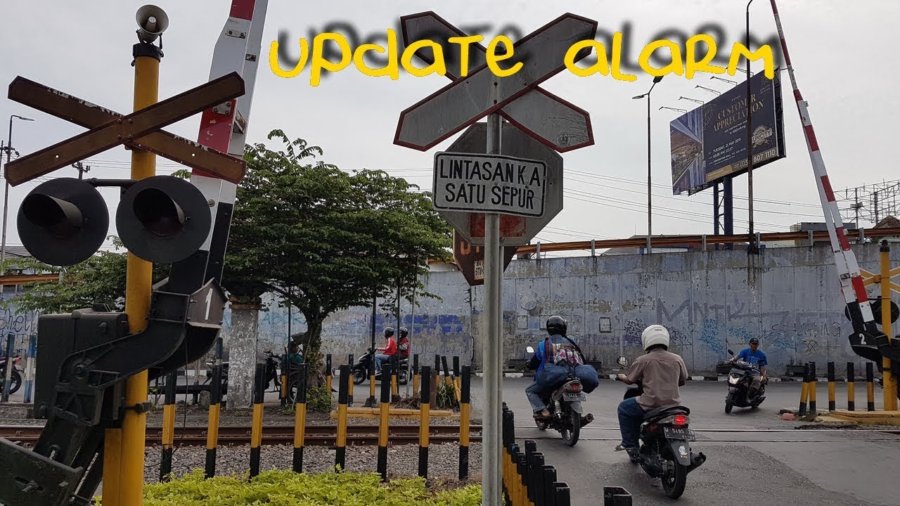 Alarm baru perlintasan kereta api kol sugiono waru sidoarjo jawa timur revisited