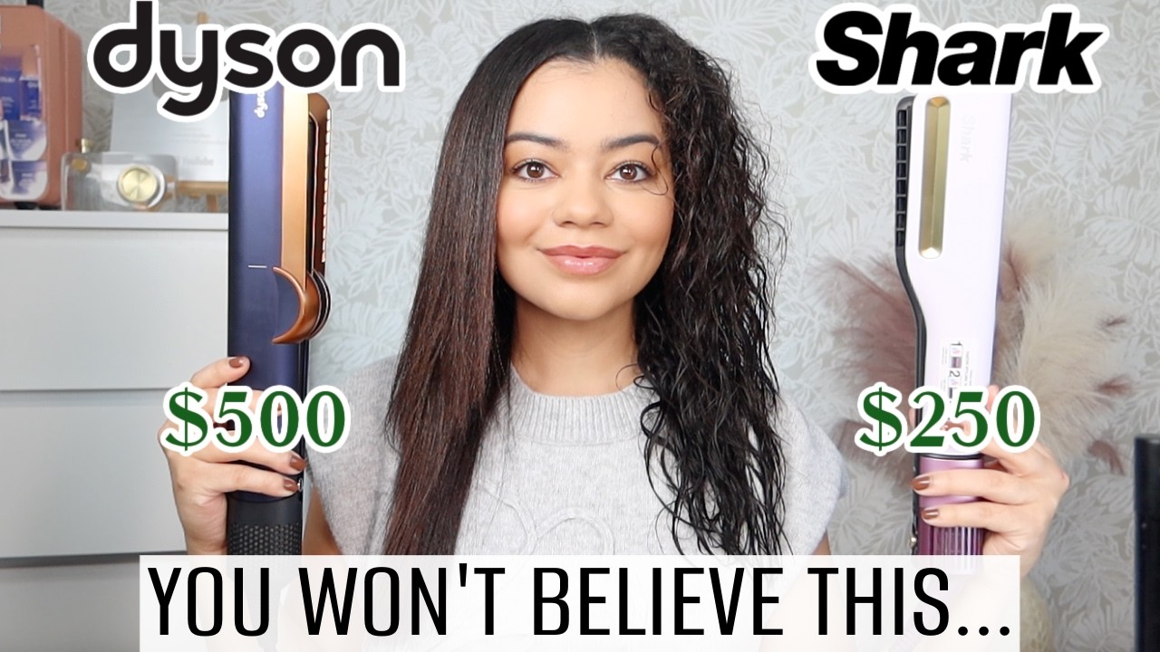 Dyson AirStrait против Shark SilkiPro Straight на влажных кудрявых волосах! 😱 Какой из них лучше?!