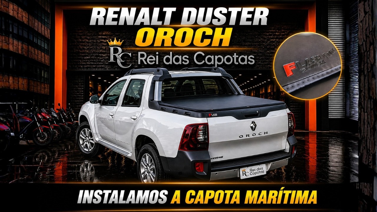 Capota Marítima Renault Duster Oroch - Rei das Capotas Acessórios