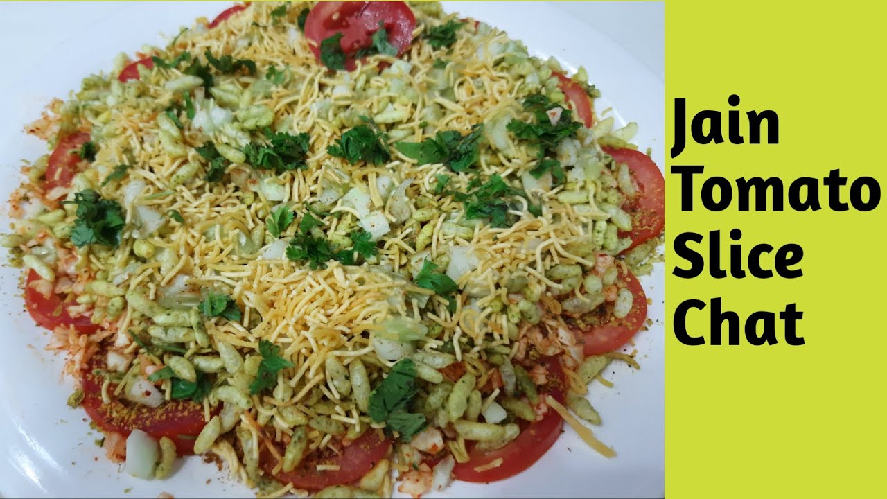 Jain Tomato slice chat Recipe | Bangalore Street food | Chat Recipe | My Jain Recipe