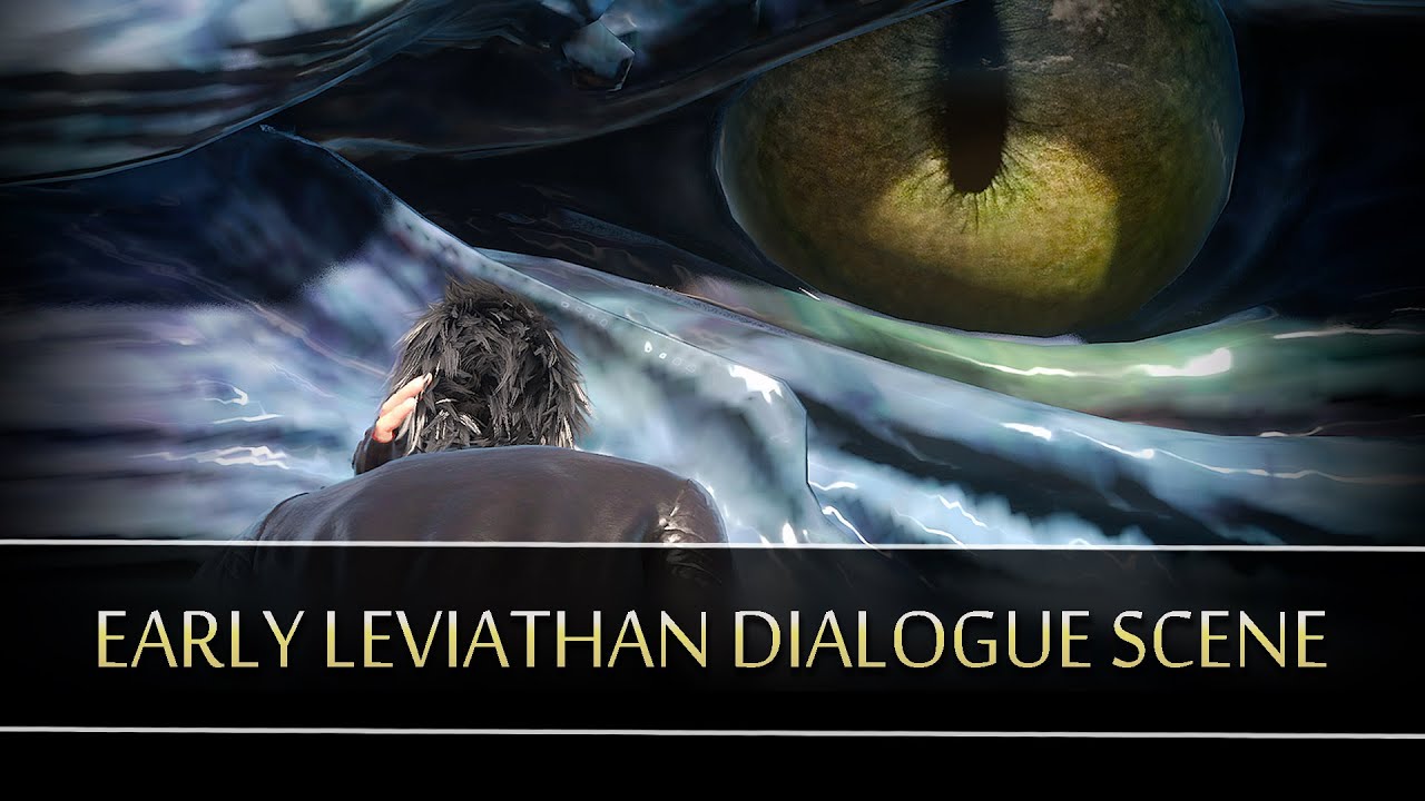 FINAL FANTASY XV PLATINUM DEMO | Early Leviathan Dialogue Scene