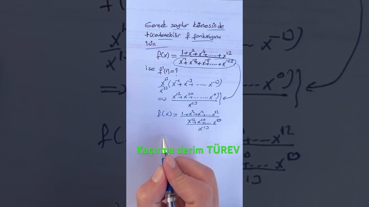 T&uuml;rev Konu Anlatımı | En Kolay Anlatım + &Ouml;SYM Tarzı Soru &Ccedil;&ouml;z&uuml;m&uuml; | Mem Hoca&rdquo;
