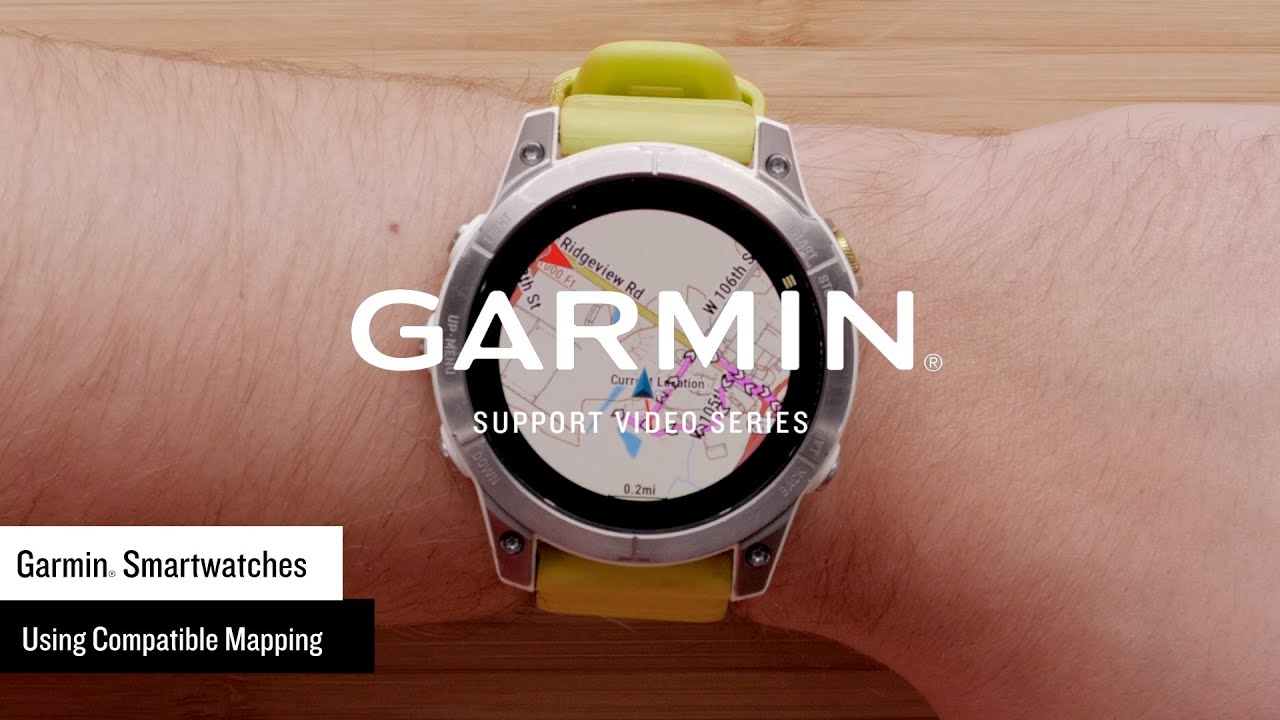 Garmin Support | Using Maps on a Garmin Smartwatch