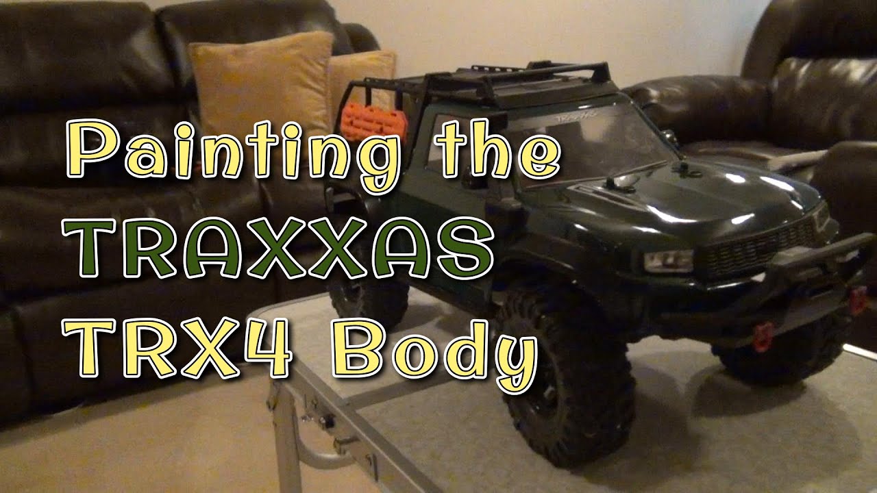 Painting the Traxxas TRX4 (Rock Crawler) Body