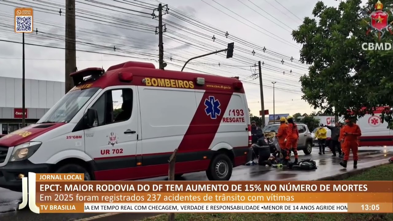 JL -  EPCT: maior rodovia do DF tem aumento de 15% no número de mortes