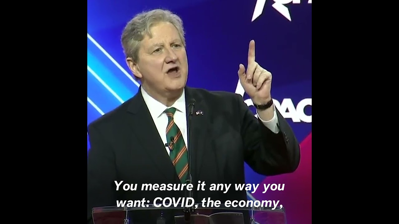 Sen. John Kennedy Says Joe Biden Is 'Spectacularly Awful' In CPAC Speech