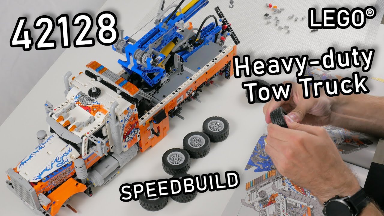 LEGO 42128 Speedbuild | LEGO Heavy-duty Tow Truck | Speed Build 42128 LEGO Technic 2021
