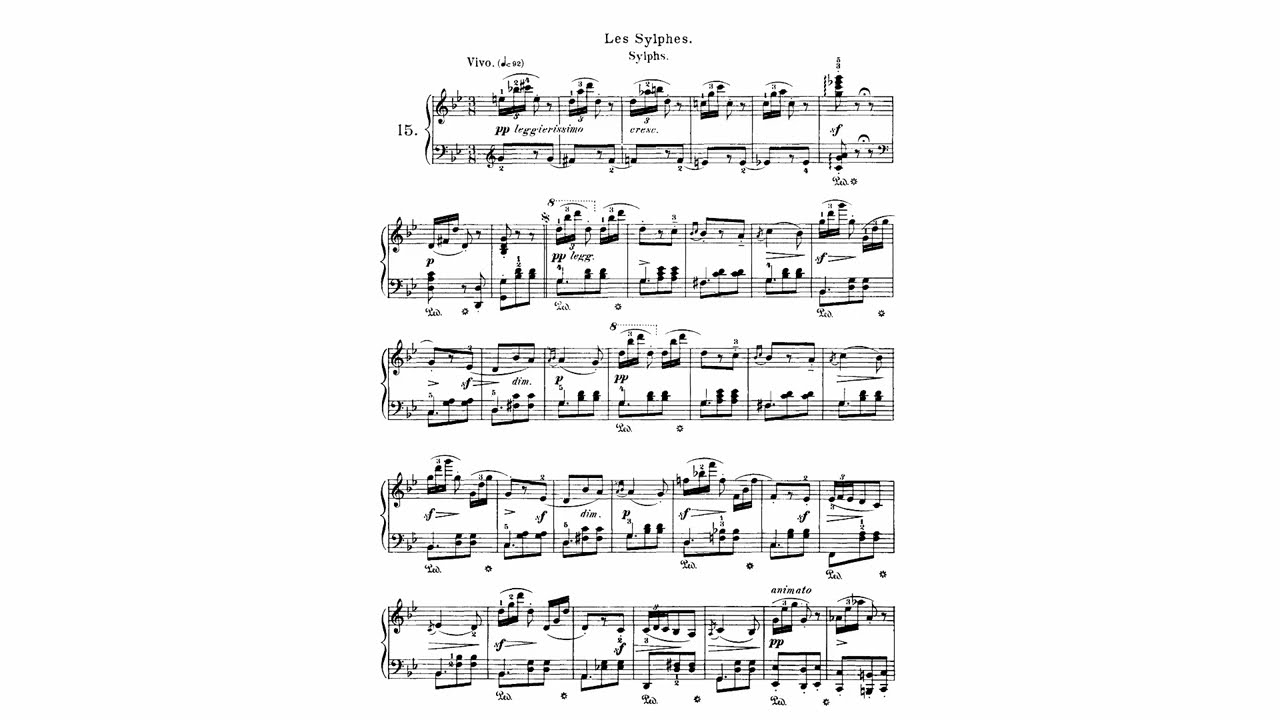 Friedrich Burgm&uuml;ller - &Eacute;tude Op. 109 No. 15 