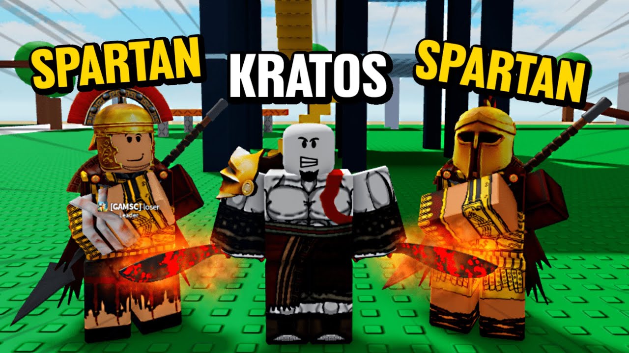 Becoming KRATOS And His SPARTANS In Combat Warriors
