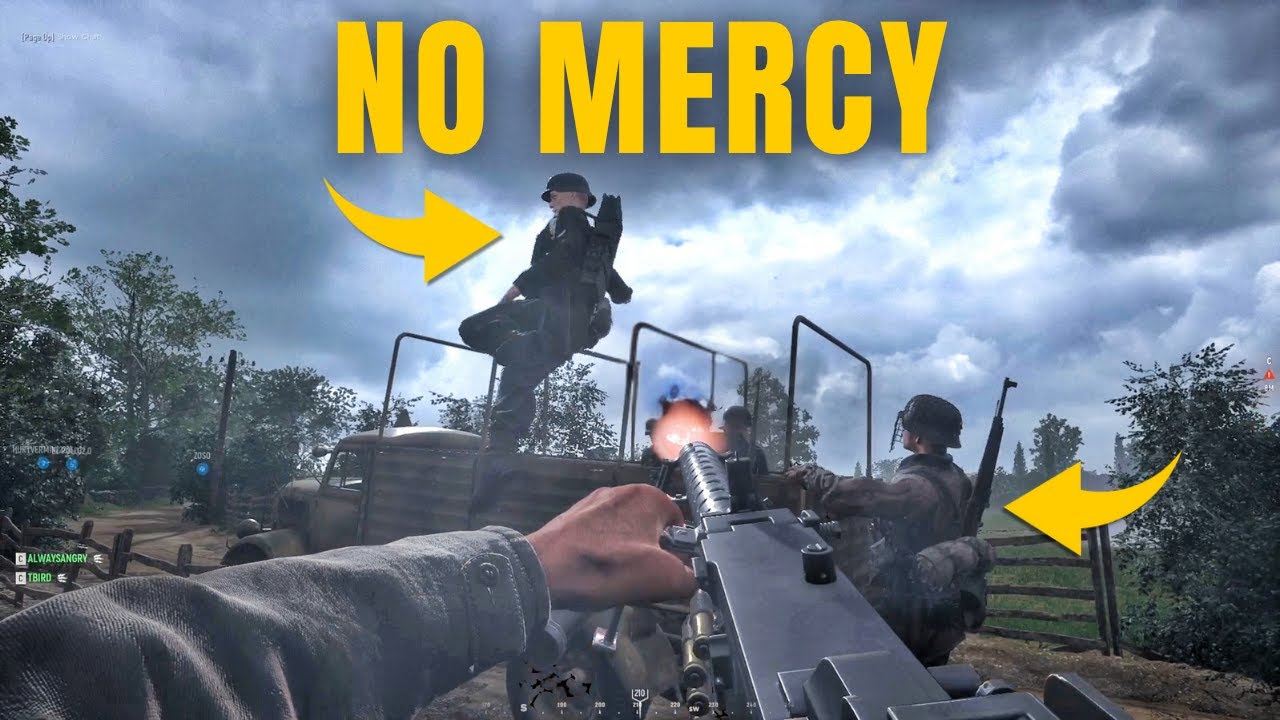 Fighting Off German Infantry With the Browning MG