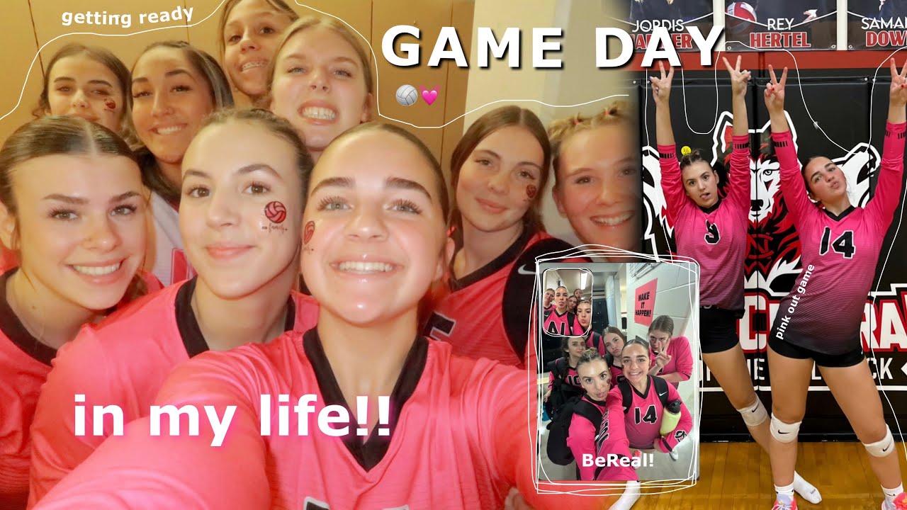 VOLLEYBALL GAME DAY in my life! | school, volleyball & more! 🏐💓