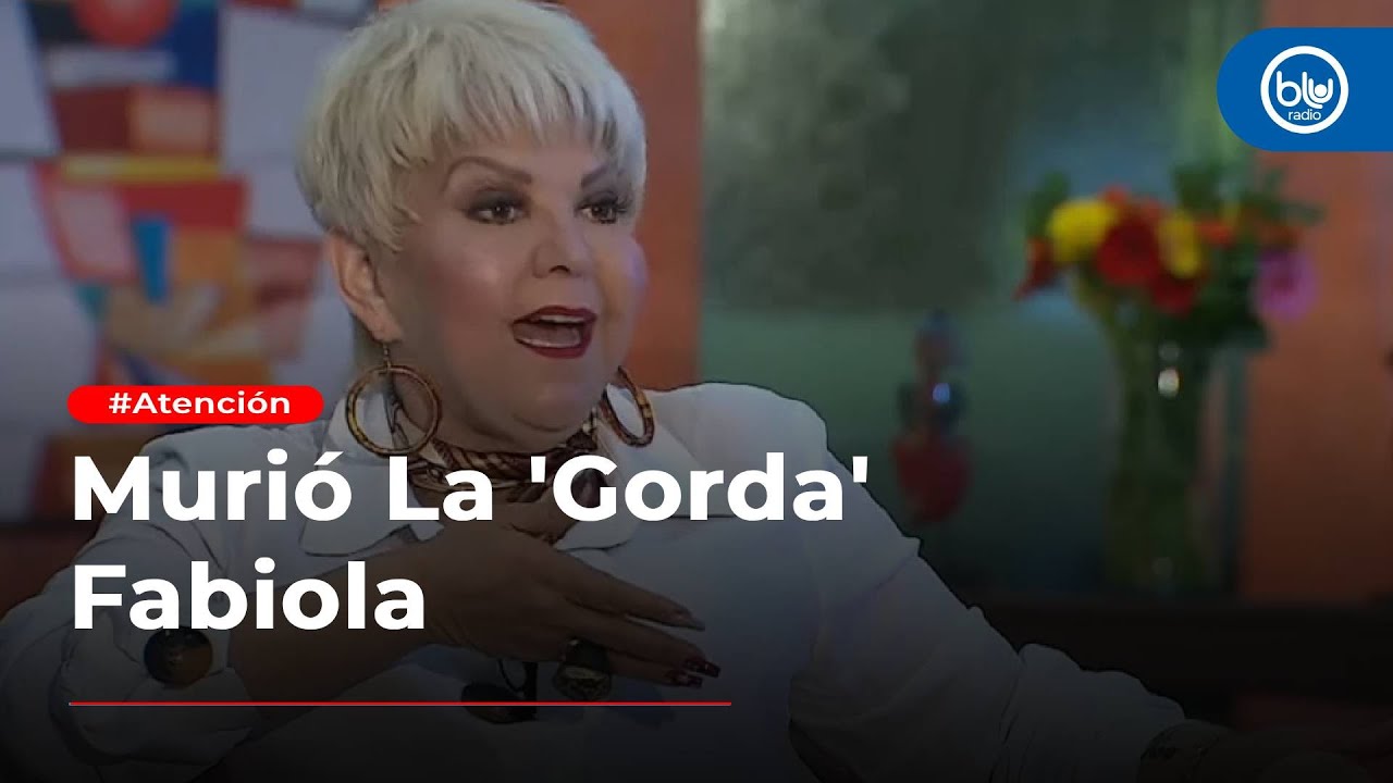 Murió La 'Gorda' Fabiola, humorista de Sábados Felices: luto en la televisión colombiana