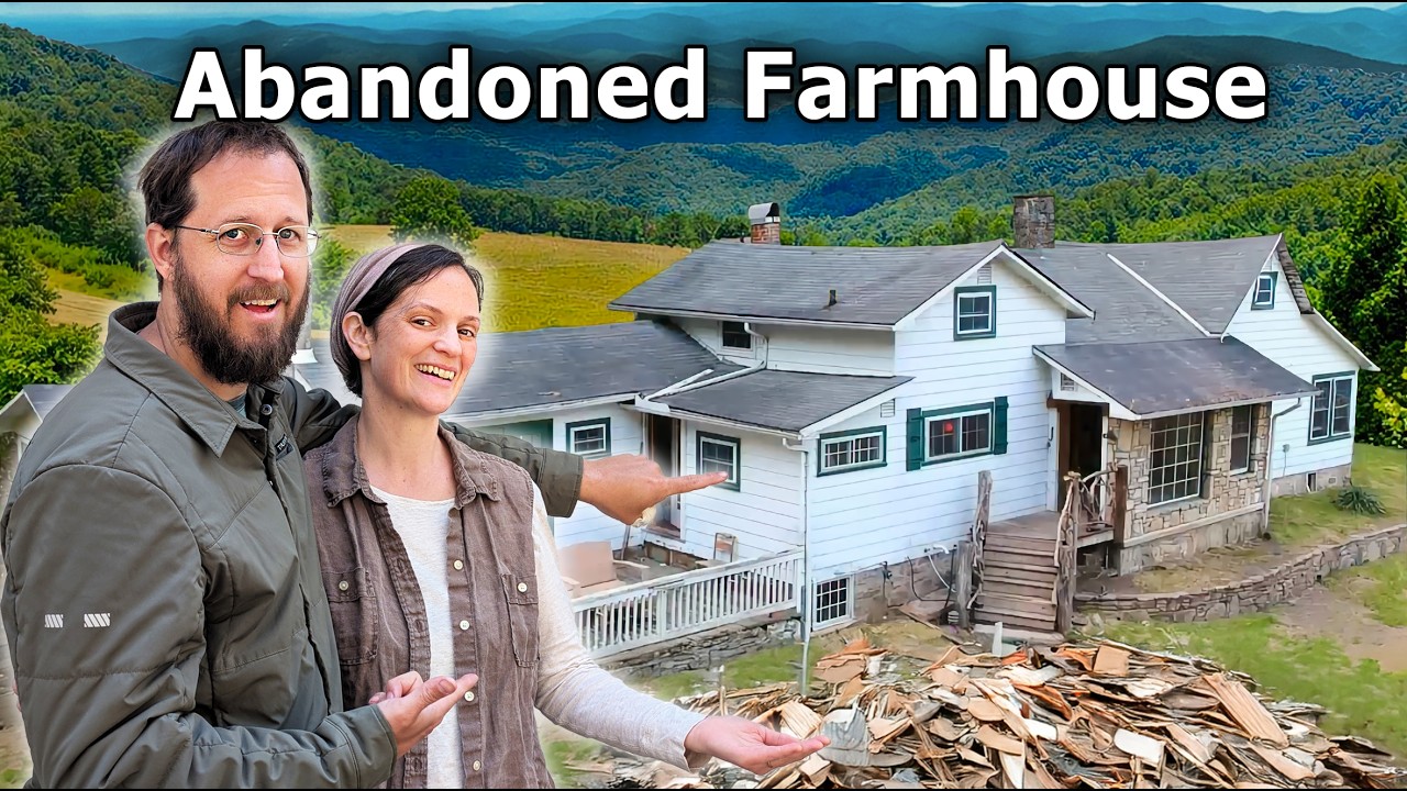 We Renovated a 150-year-old *Abandoned* Farmhouse... This is it Now | TIMELAPSE