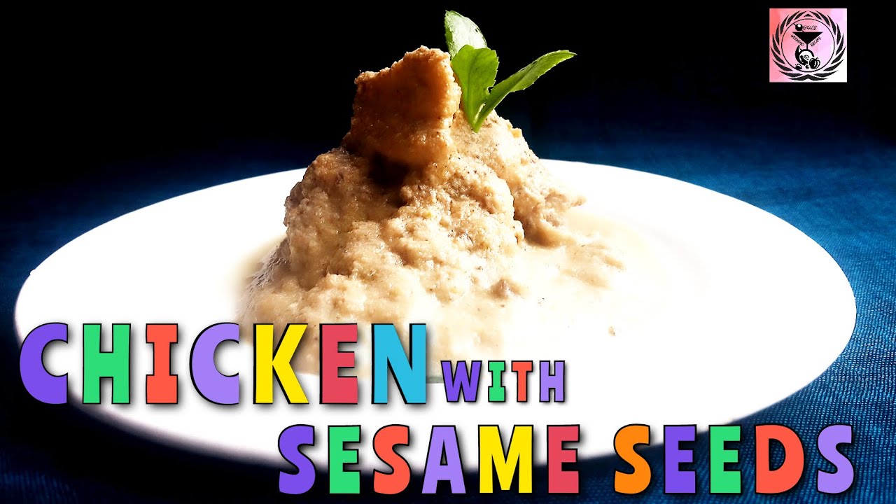 CHICKEN WITH SESAME SEEDS / TIL CHICKEN EASY RECIPE / WHITE SESAME SEEDS CHICKEN