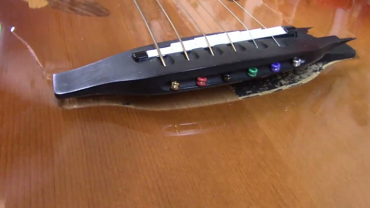Спасение сильно поврежденной верхней деки гитары Ovation Elite