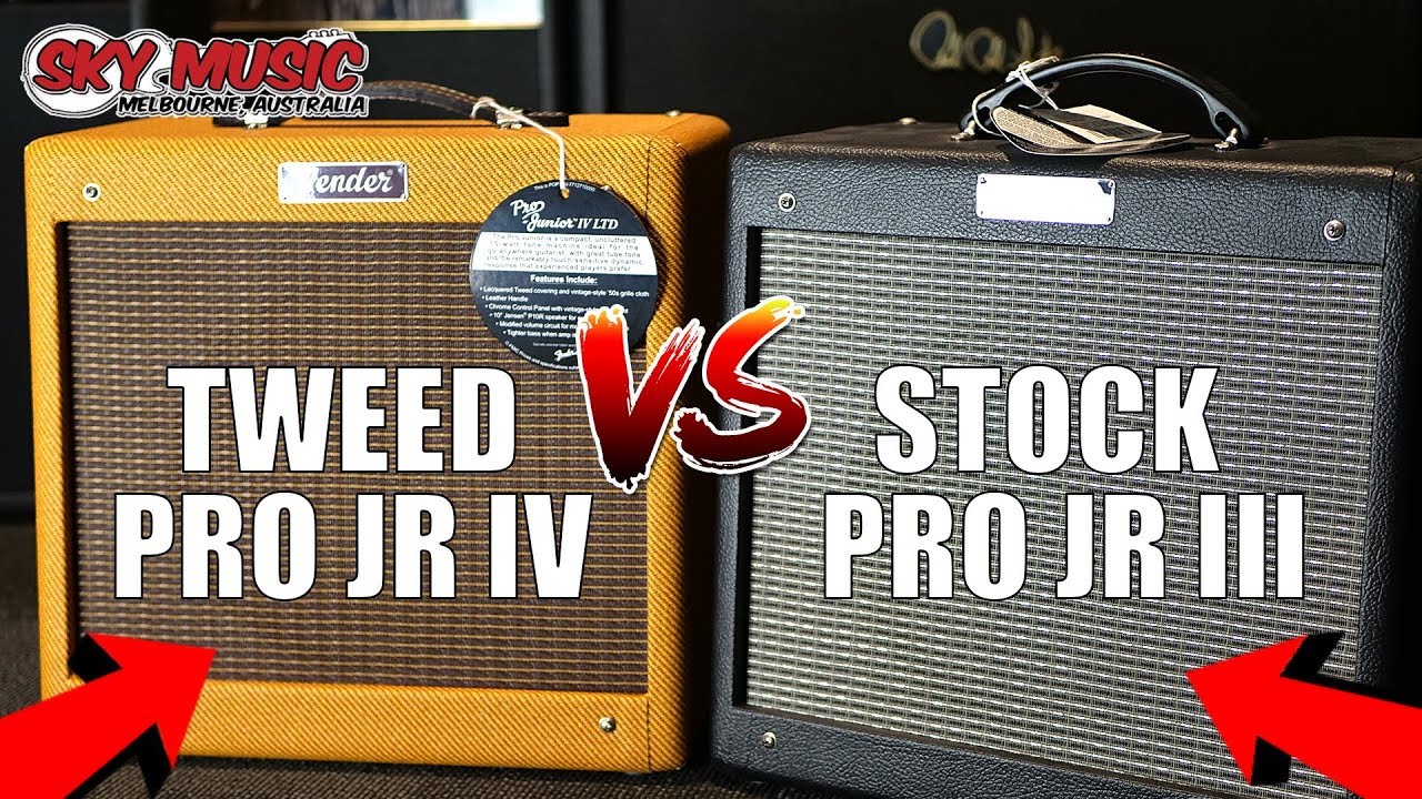 Fender Pro Jr IV vs Fender Pro Jr III Tweed vs Black
