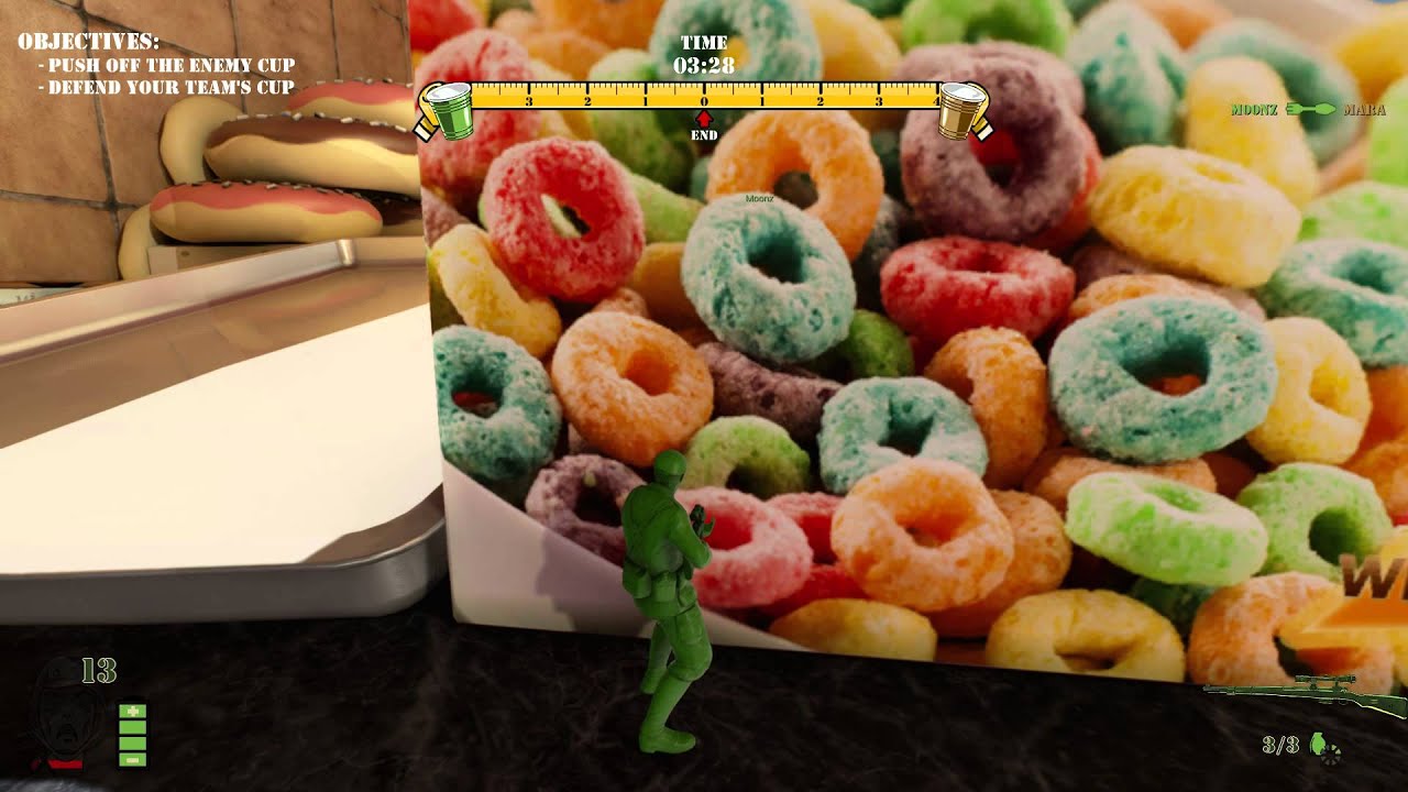 The Mean Greens -  Plastic Warfare: Kitchen Run Gameplay